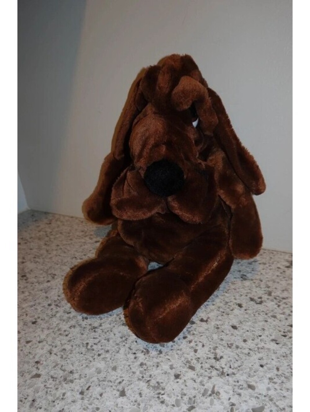 Vintage 1986 Dog Hound Puppet Plush 18"